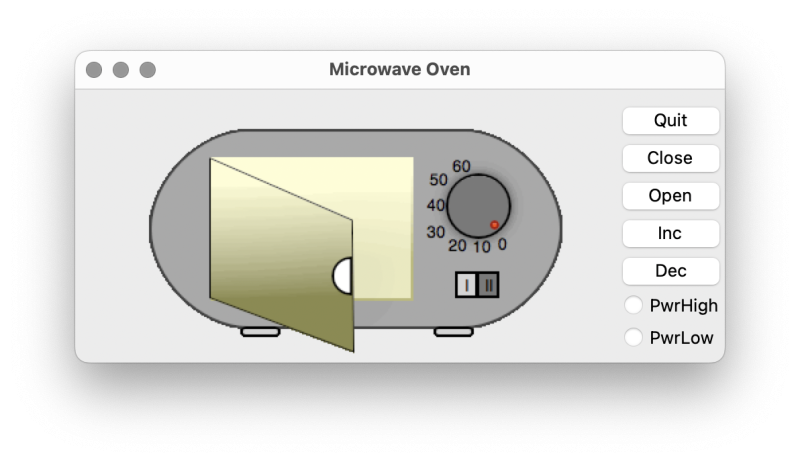  Oven GUI built with Tkinker