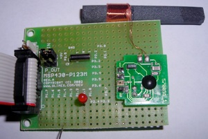 DCF77 Radio Clock Hardware based on a Texas Instruments MSP430 Eval Board from Olimex